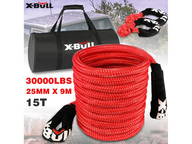 Buy X-BULL Kinetic Snatch Strap - 25mm x 9m - Mud Tracks